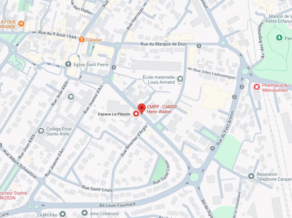 Plan d'accès au site de Carquefou sur Google Maps (nouvel onglet)